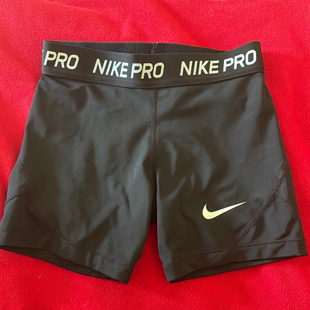 Black Lil Girls Nike Pro Shorts